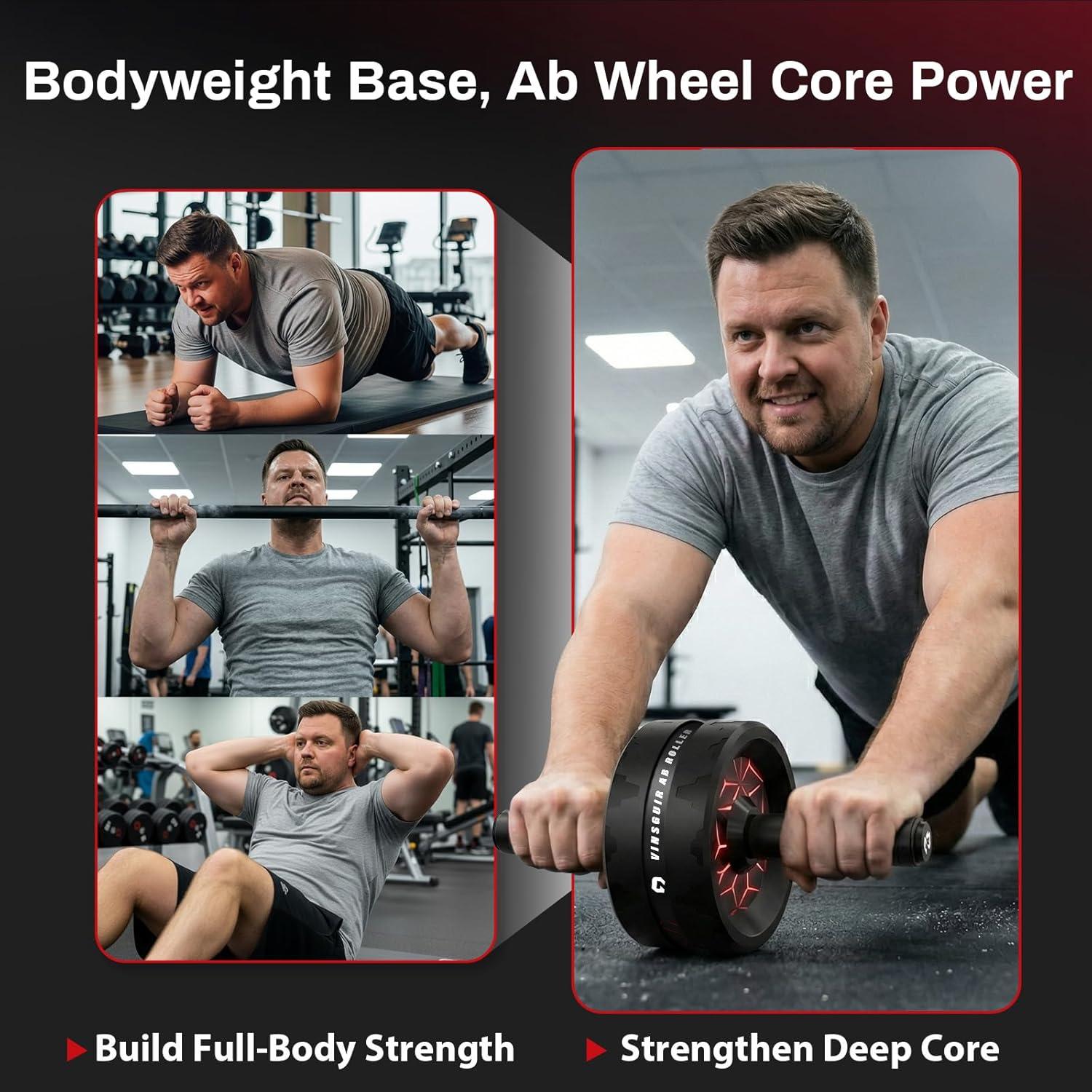 Best Home Workout Equipment – VINSGUIR Ab Roller Wheel Review
