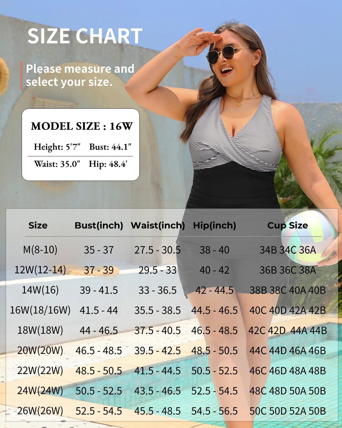 Best Plus Size Swimwear – Daci Tankini with Tummy Control & Pockets Review