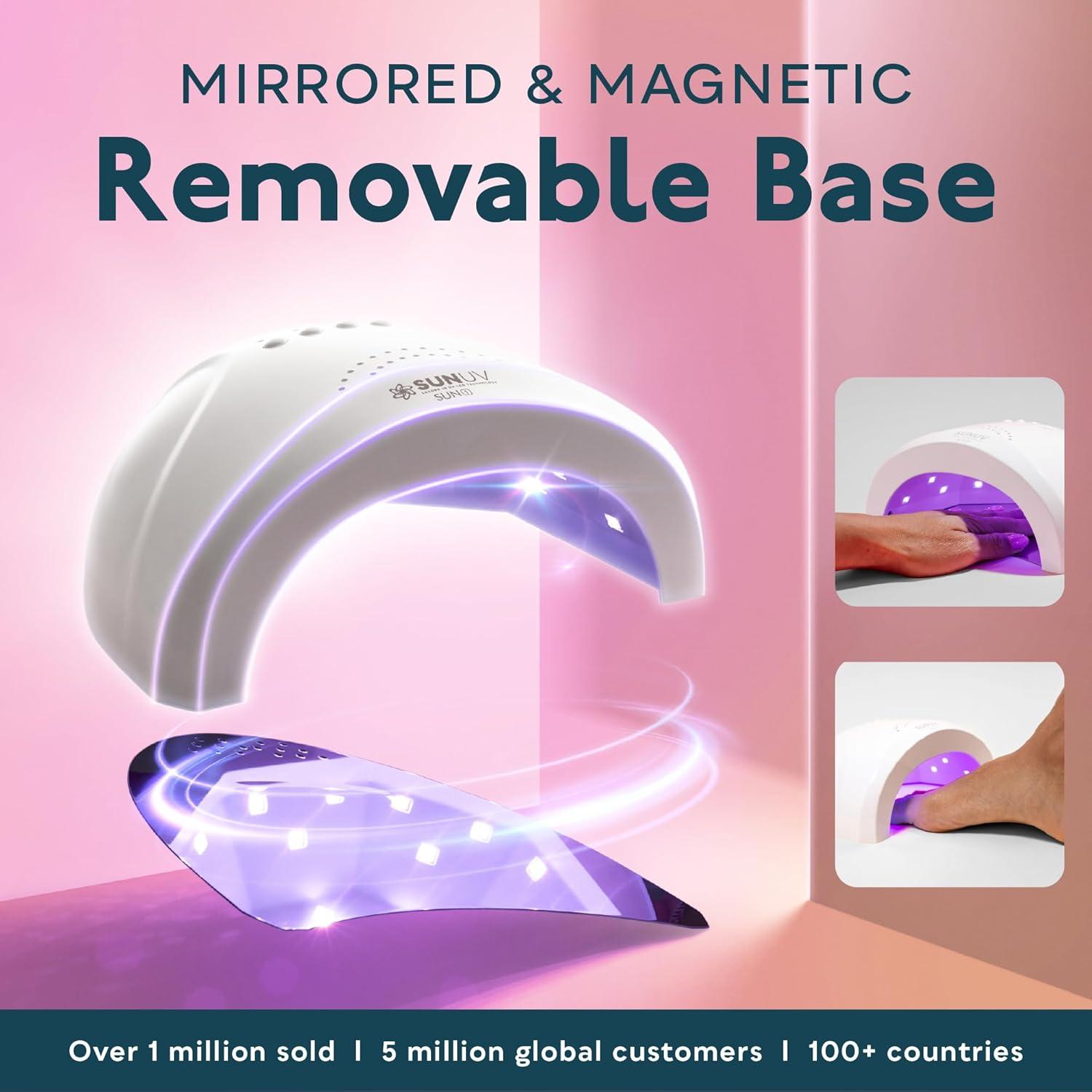 Best Nail Lamp – SUNUV UV LED Nail Light, Gel Dryer with 3 Timers