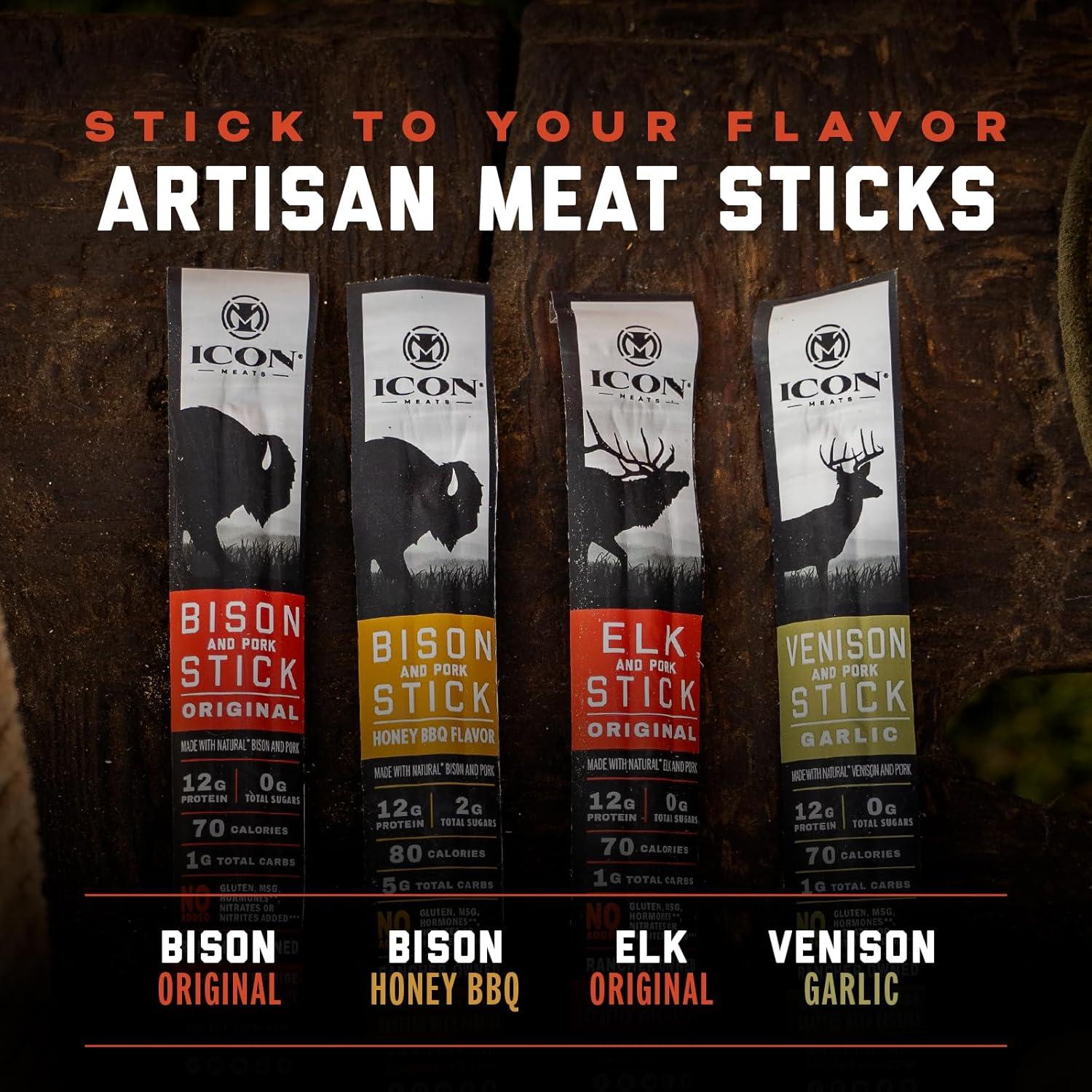 Best Protein Snacks – ICON Meats Snack Sticks Sampler, 24 Pack Review